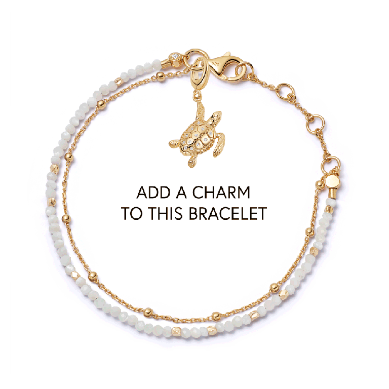 Gold Fine Biography Mother Of Pearl Bracelet