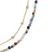 Gold Biography Multi Gemstone Necklace