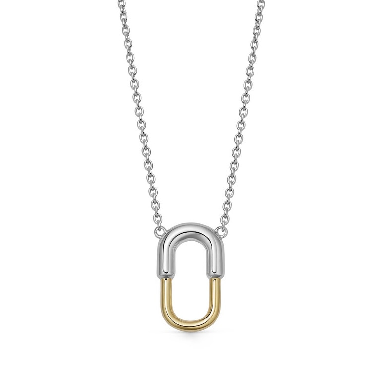 Gold & Silver Aurora U-Hoop Necklace | Astley Clarke