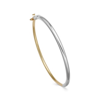 Gold & Silver Aurora Bangle | Astley Clarke