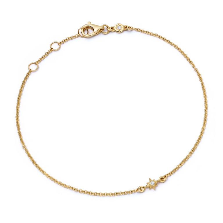 Solid Gold Lab Grown Diamond North Star Bracelet | Astley Clarke
