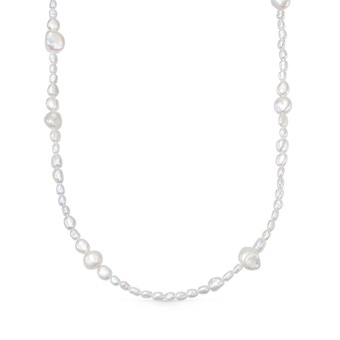 Gold Biography mixed Pearl choker necklace