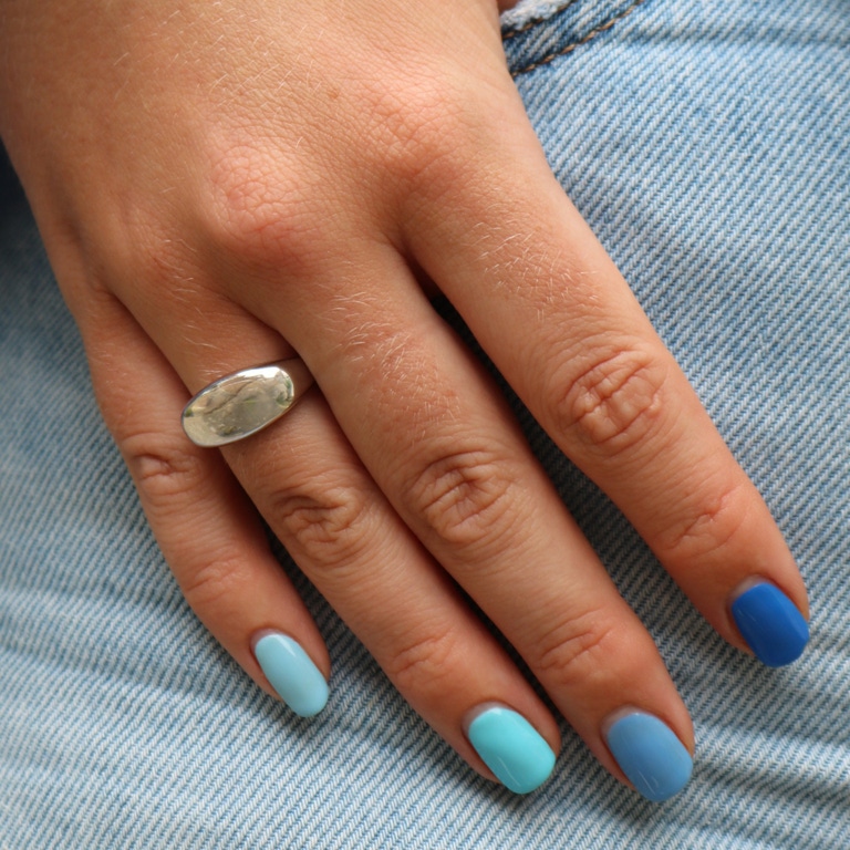 Silver Aurora Chunky Ring | Astley Clarke