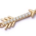 Solid Gold Arrow Bracelet