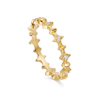Gold Luna Light Star Ring | Astley Clarke