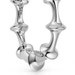 Silver Luna Light Medium Hoop Earrings