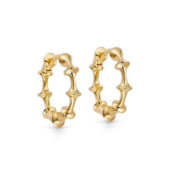 Gold Luna Light Mini Hoop Earrings