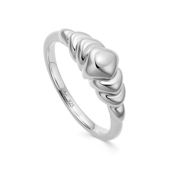 Silver Aurora Bold Dome Ring | Astley Clarke