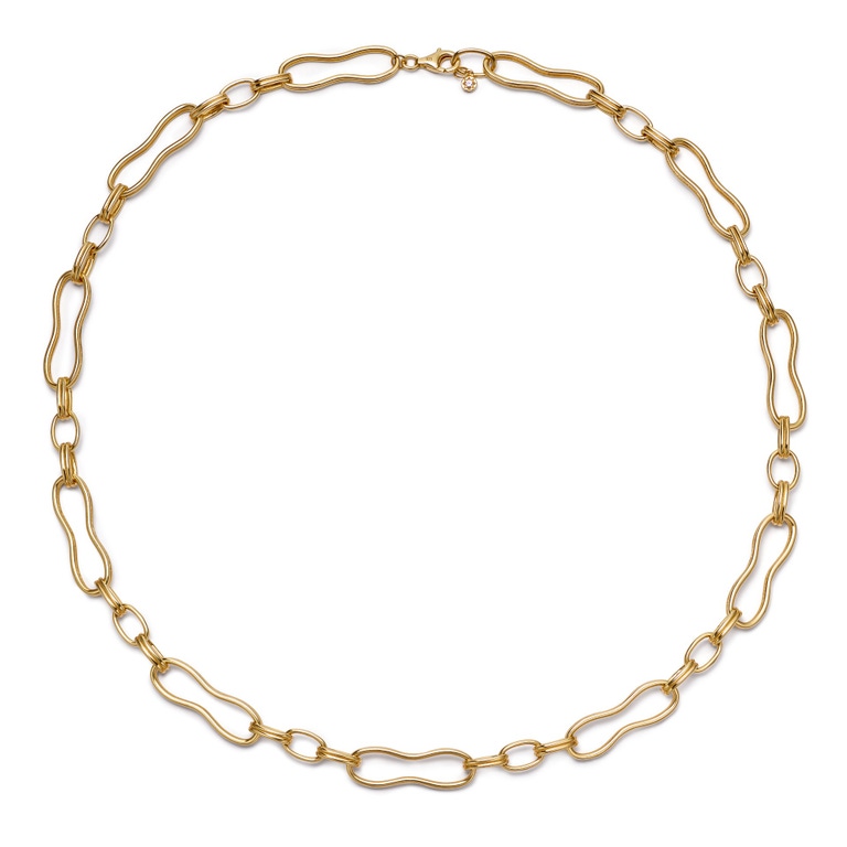 Gold Floe Link Necklace | Astley Clarke