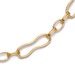 Gold Floe Link Necklace