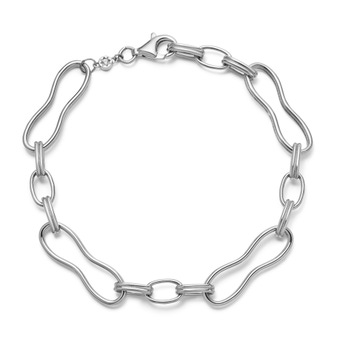 Silver Floe Link Bracelet | Astley Clarke