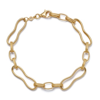Gold Floe Link Bracelet | Astley Clarke