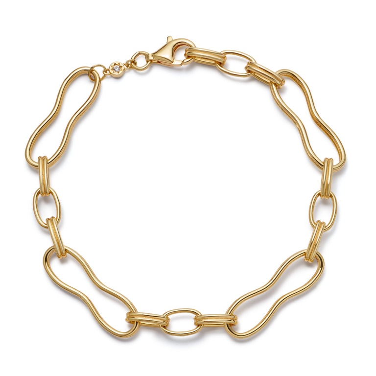 Gold Floe Link Bracelet | Astley Clarke