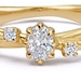 Solid Gold Interstellar Lab Grown Diamond Ring