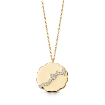 Solid Gold Large Asteri Lab Grown Diamond Pendant | Astley Clarke