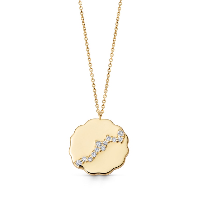 Solid Gold Large Asteri Lab Grown Diamond Pendant | Astley Clarke