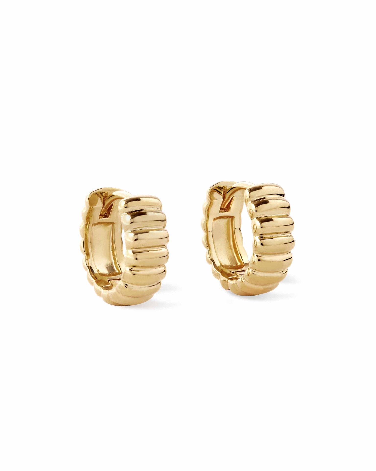 Gold & Silver Aurora U-Hoop Huggie | Astley Clarke