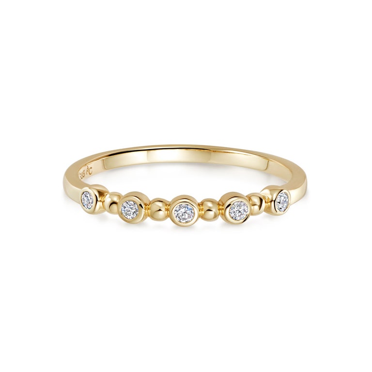 Solid Gold Icon Nova Five Diamond Ring