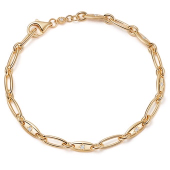Celestial Orbit Chain Bracelet