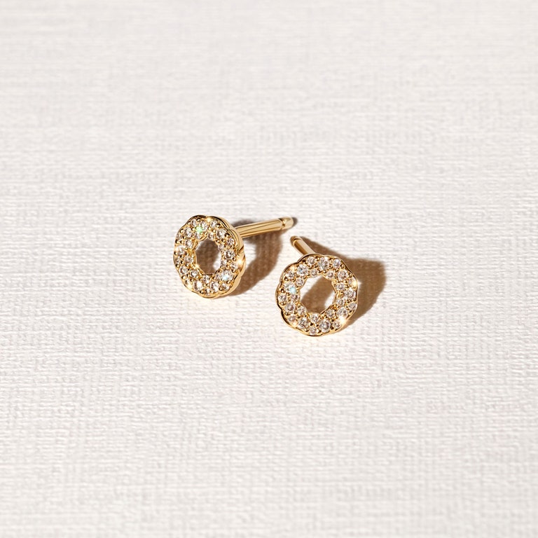 Asteri Studs | 14 Ct Yellow Gold