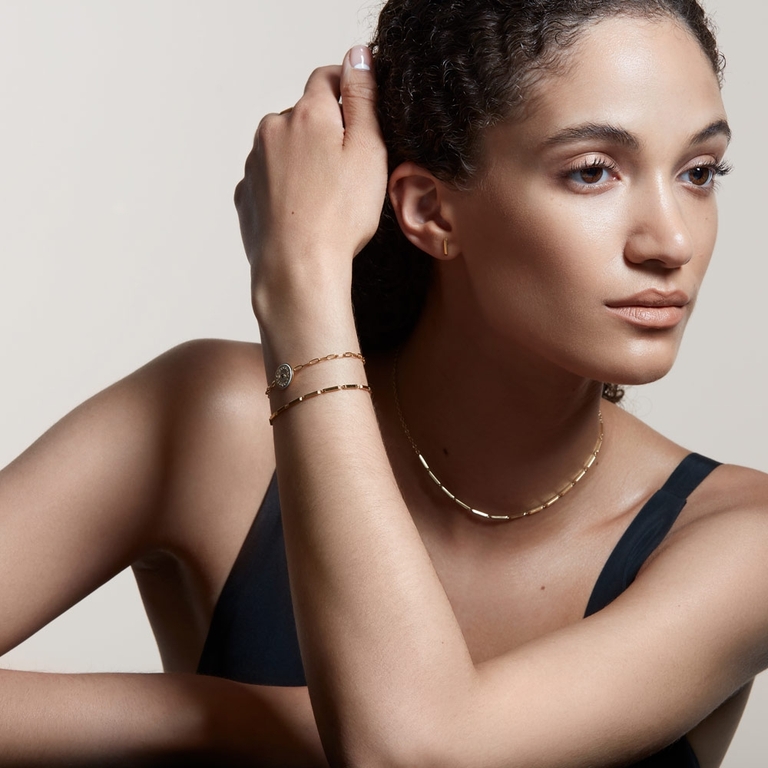 Aubar Stud Earrings in Yellow Gold Vermeil | Yellow Gold Vermeil | Astley Clarke London