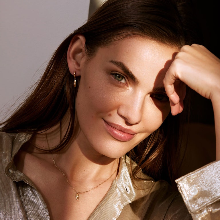 Polaris Star Set Oval Pendant in Yellow Gold Vermeil | Yellow Gold Vermeil | Astley Clarke London