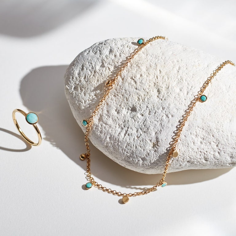 Mini Stilla Amazonite Ring