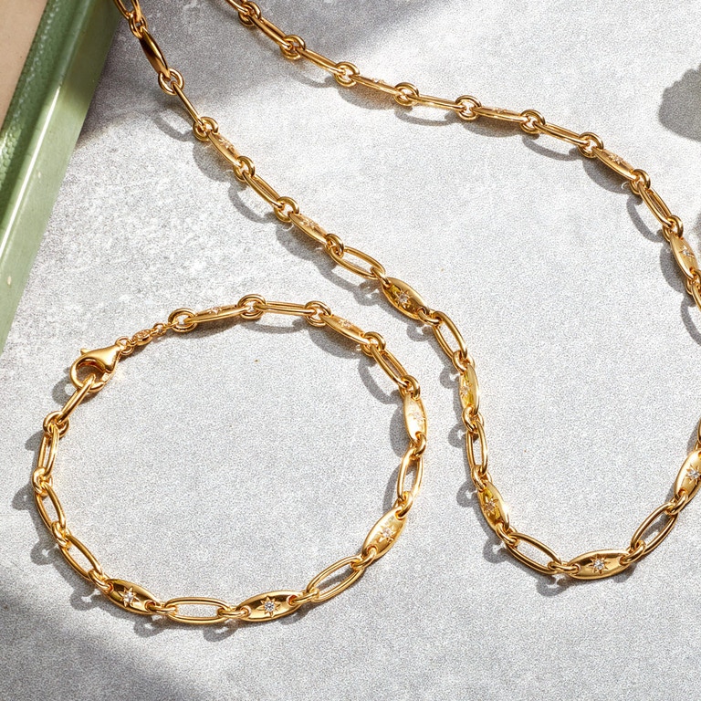 Celestial Orbit Chain Necklace