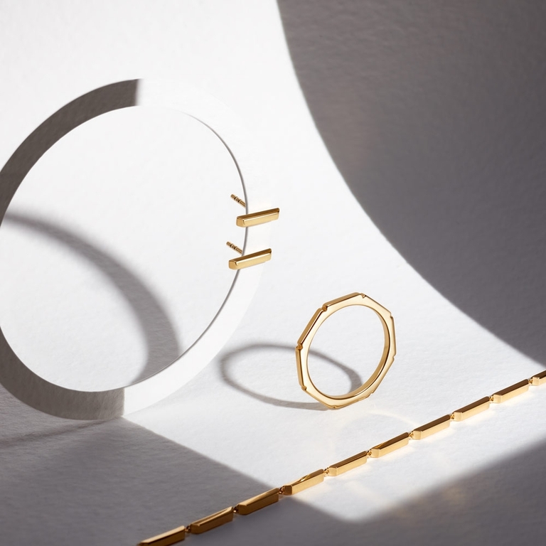 Aubar Stud Earrings in Yellow Gold Vermeil | Yellow Gold Vermeil | Astley Clarke London