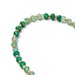 Gold Biography Green Jade and Square Link Necklace