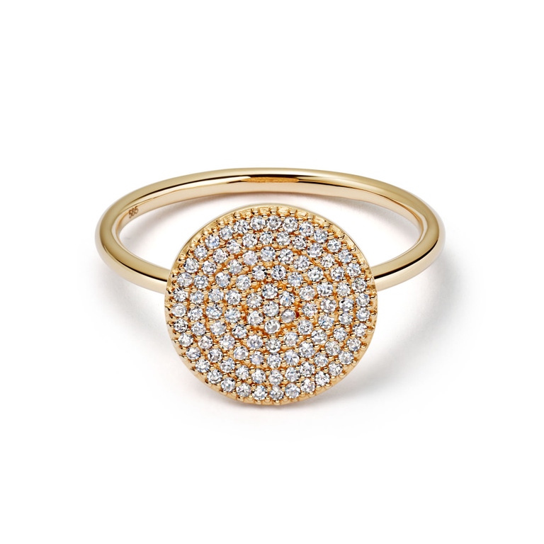 Solid Gold Icon Natural Diamond Ring