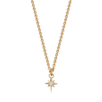 Polaris Tiny Star Pendant Yellow Gold Vermeil