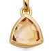 Gold November Citrine Birthstone Pendant Necklace
