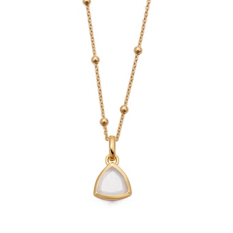 Gold June Moonstone Birthstone Pendant Necklace | Astley Clarke