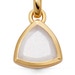 Gold June Moonstone Birthstone Pendant Necklace