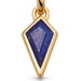 Gold September Lapis Birthstone Pendant Necklace