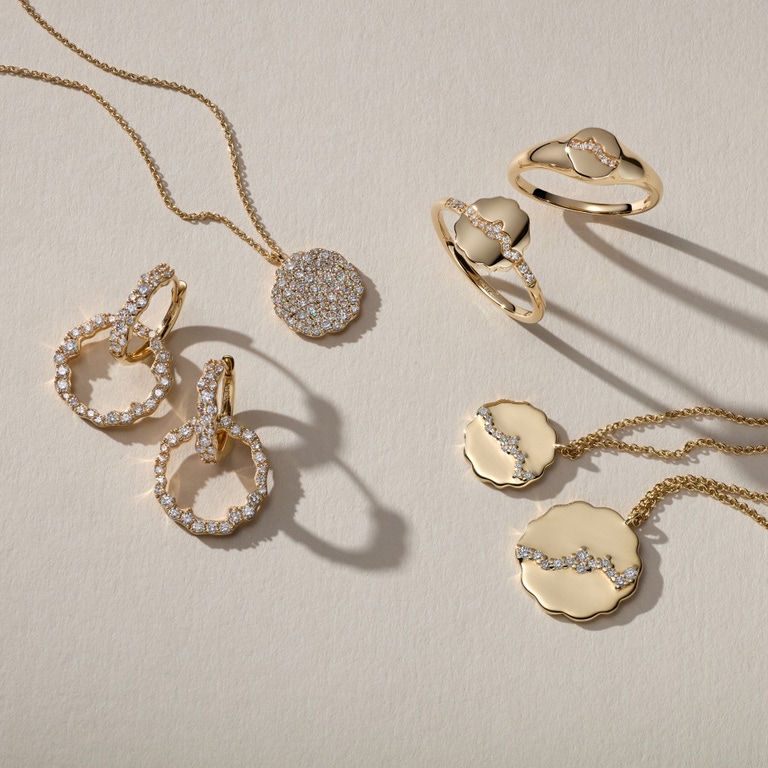 Solid Gold Asteri Lab Grown Diamond Pendant Necklace | Astley Clarke