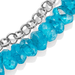 Silver Biography Apatite Bracelet