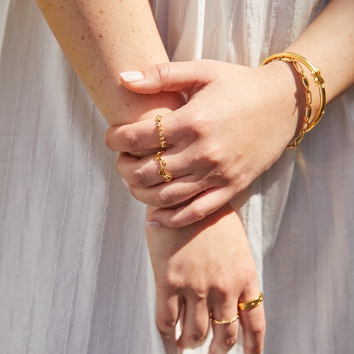 Gold Luna Light Eternity Ring