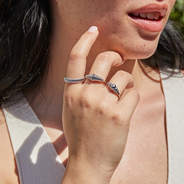 Silver Aurora Eternity Ring| Astley Clarke