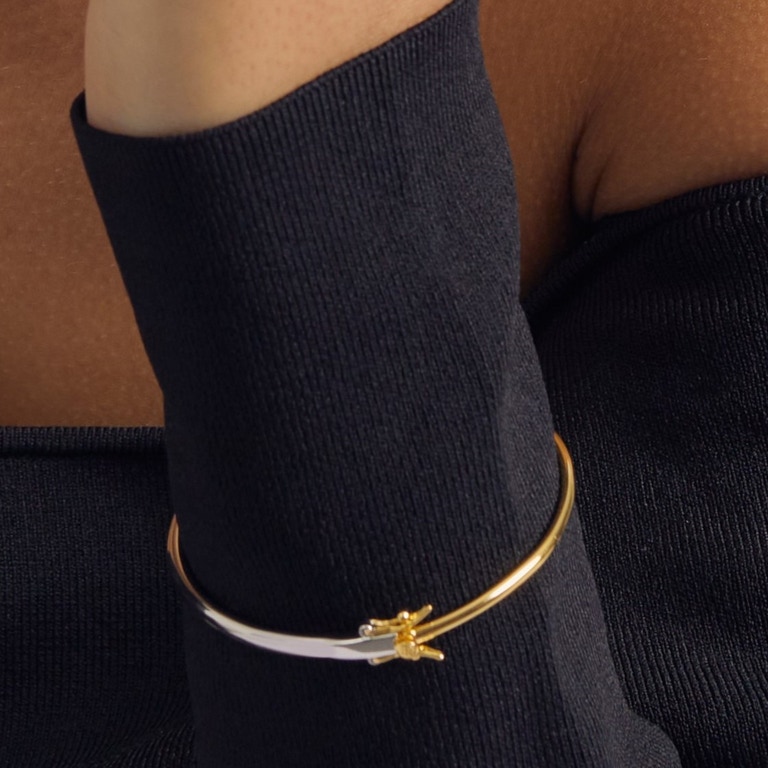Gold & Silver Aurora Bangle | Astley Clarke