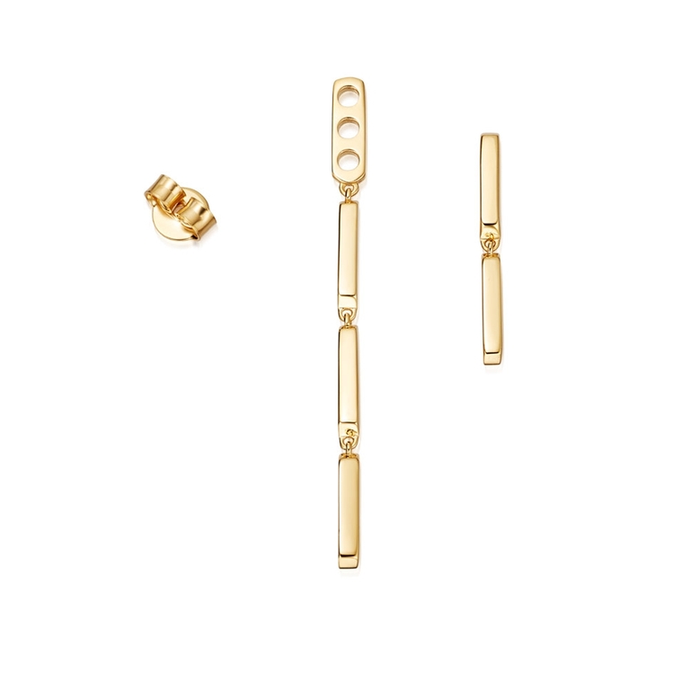 Gold Aubar Drop Earrings