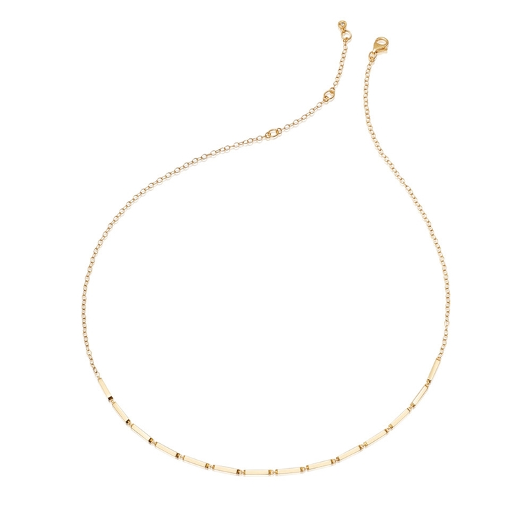 Aubar Necklace in Yellow Gold Vermeil