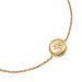 Gold Biography Chain Locket Bracelet