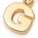 Gold Initial 'G' Biography Charm