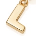 Gold Initial 'L' Biography Charm
