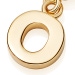 Gold Initial 'O' Biography Charm