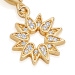 Gold Biography Sun Charm