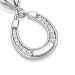 Silver Biography Horseshoe Charm