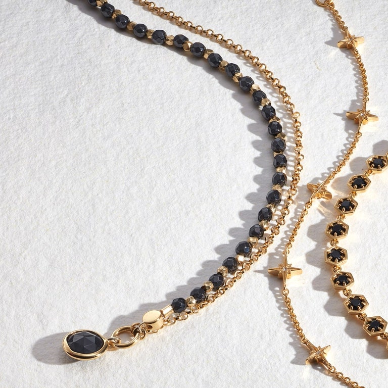 Black Onyx Biography Bracelet
